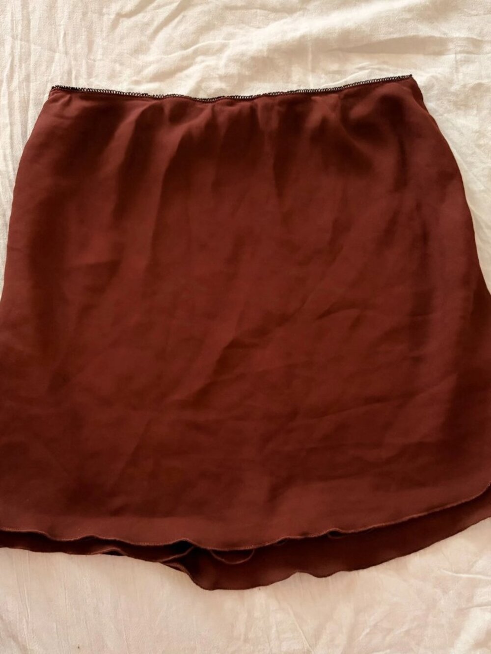 BP Women's M Skirt Brown Bow Miniskirt Y2K